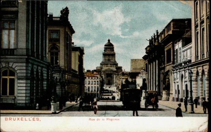 Bruxelles Bruessel Rue de la Regence