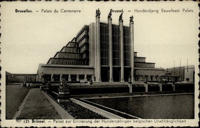 Bruxelles Bruessel Brussel Palais du Centenaire Honderdjarig Eeuwfeest Paleis
