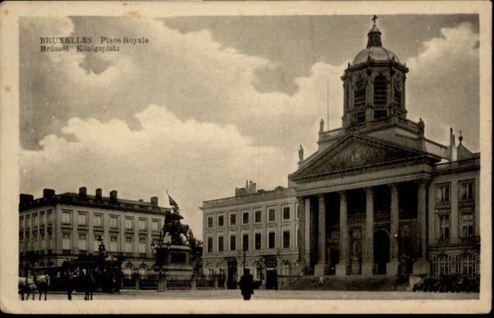 Bruxelles Bruessel Bruessel Koenigsplatz Place Royale x