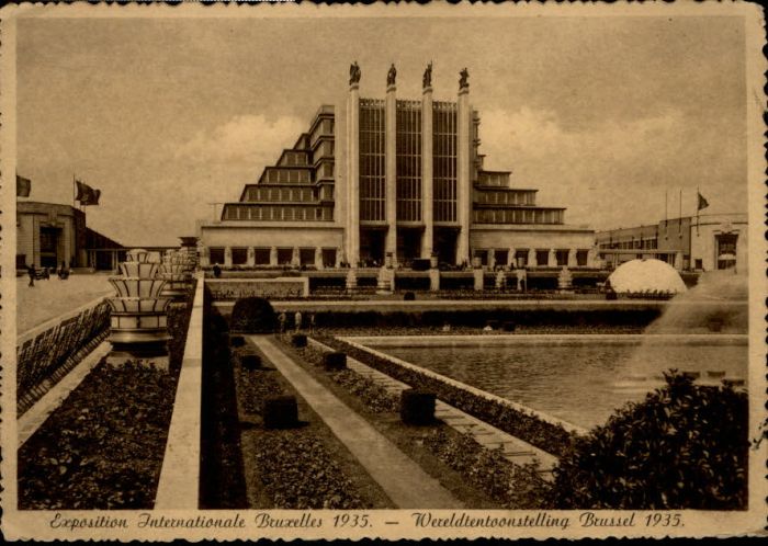 Bruxelles Bruessel Brussel Exposition Internationale Wereldtentoonstelling