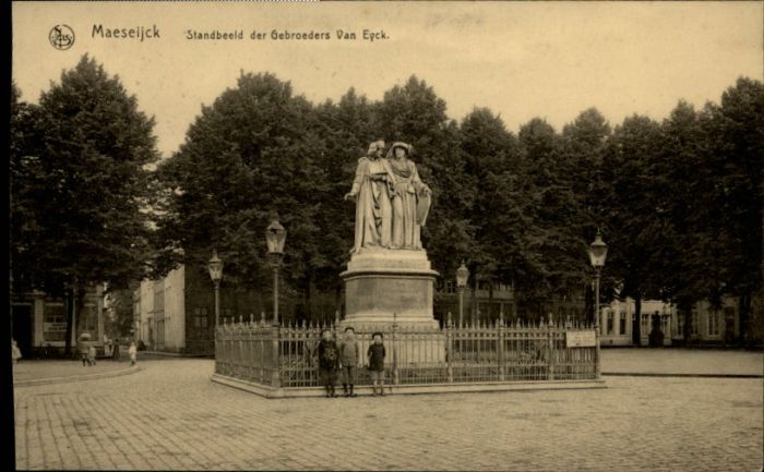Maeseijck Standbeeld Gebroeders Van Eyck
