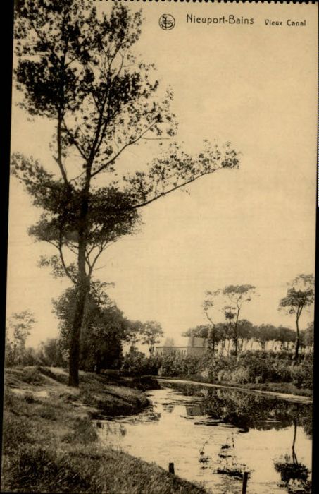 NIEUPORT Nieuwpoort West-Vlaanderen Belgie Nieuport Canal