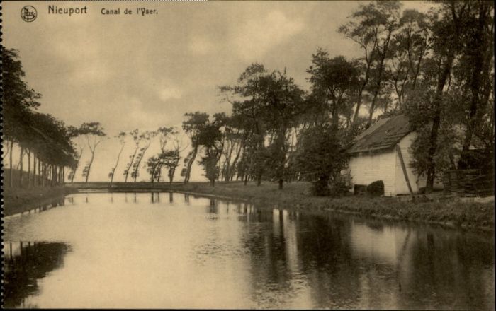 NIEUPORT Nieuwpoort West-Vlaanderen Belgie Nieuport Canal Yser