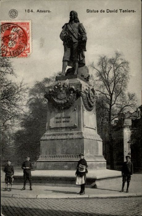 Anvers Antwerpen Anvers Statue David Teniers