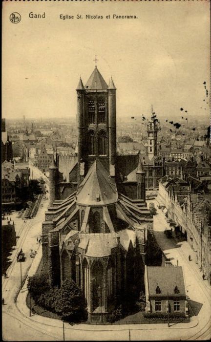 Gand Belgien Gand Eglise St. Nicolas
