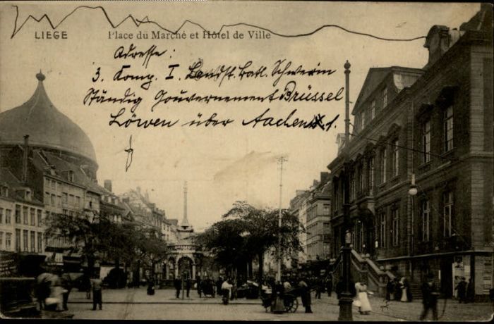Liege Luettich Liege Place Marche Hotel de Ville