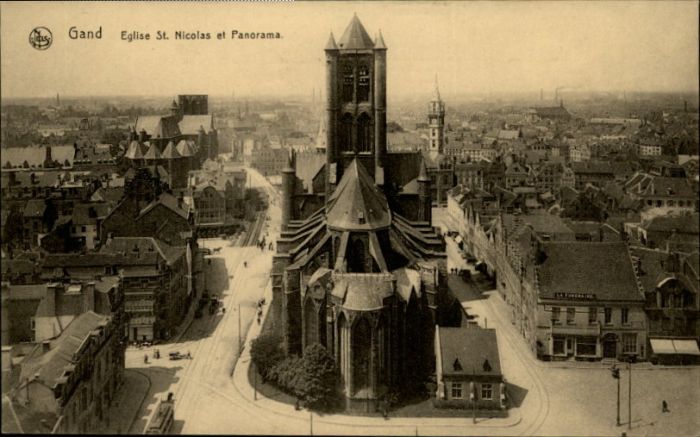 Gand Belgien Gand Eglise St. Nicolas