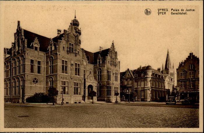 Ypern Ypres Ypres Yper Palais Justice Gerechtshof