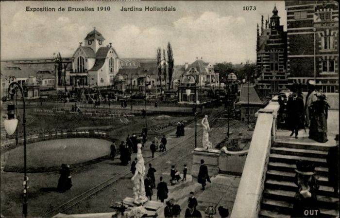 Bruxelles Bruessel Exposition Jardins Hollandais
