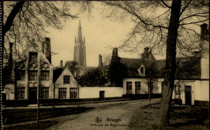 Bruges BRUGGE Belgie Bruges Interieur Beguinage