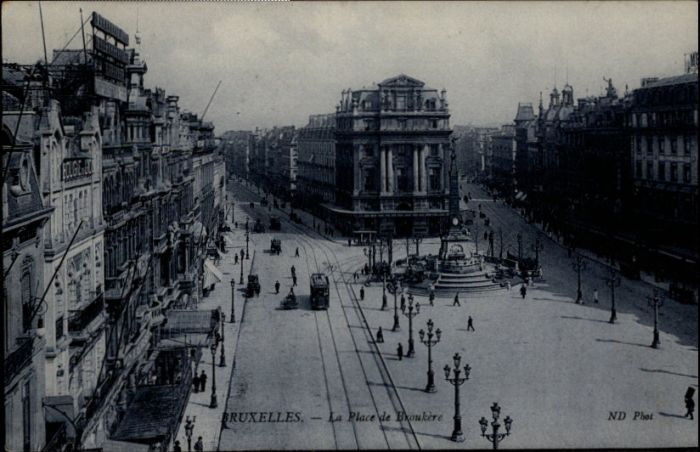 Bruxelles Bruessel Place Brouckere