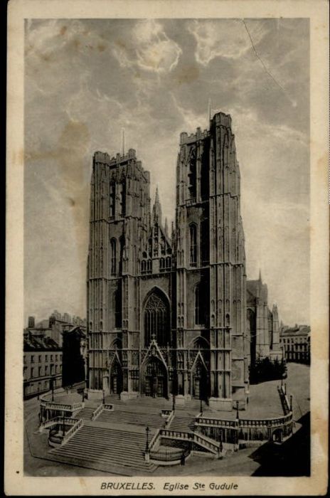 Bruxelles Bruessel Eglise Ste. Gudule