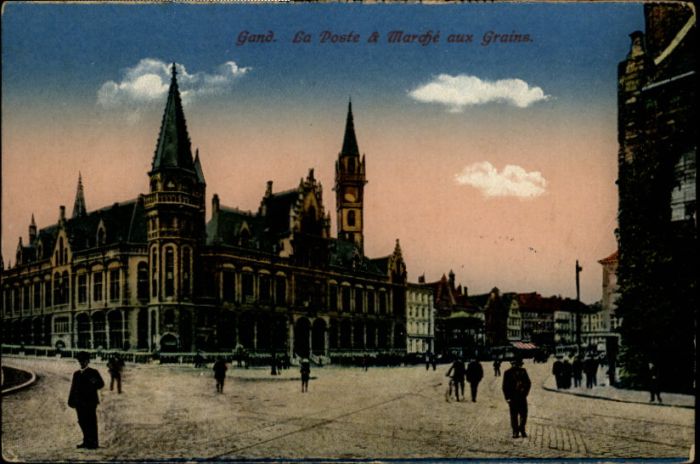 Gand Belgien Gand Marche Poste
