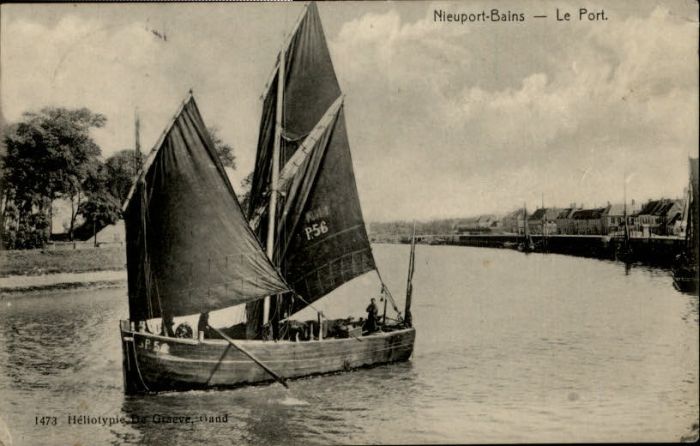 NIEUPORT Nieuwpoort West-Vlaanderen Belgie Nieuport Bains Port
