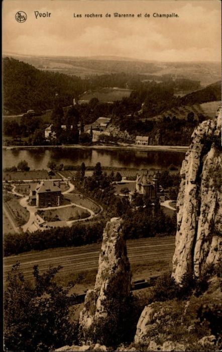 Yvoir Rochers Warenne Champalle