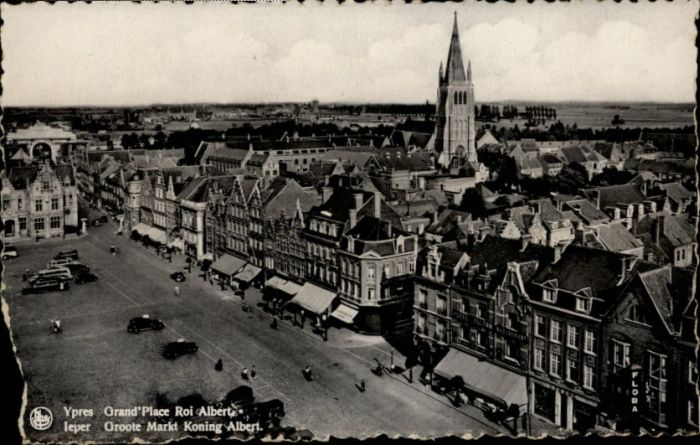 Ypern Ypres Ypres Leper Grand Place Roi Albert Groote Markt Koning Albert
