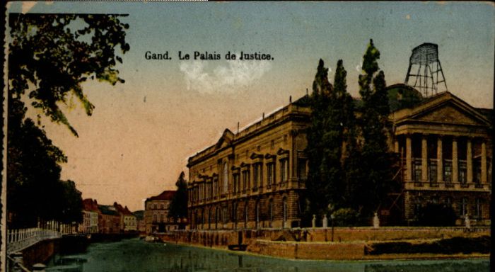 Gand Belgien Gand Palais Justice