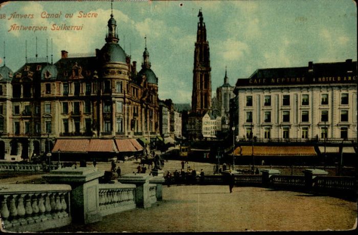 Anvers Antwerpen Canal Sucre Suikerrui