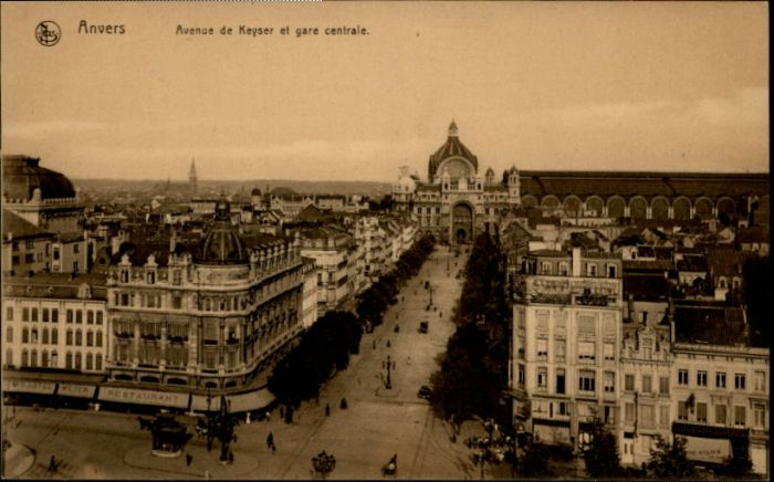 Anvers Antwerpen Anvers Avenue Keyser Gare