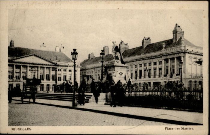 Bruxelles Bruessel Place Martyrs