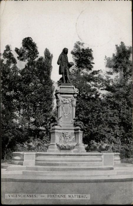 Valenciennes Fontaine Watteau