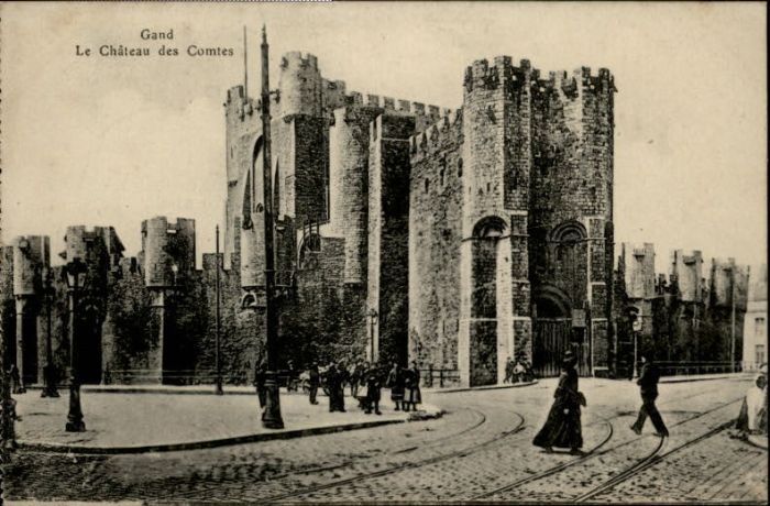 Gand Belgien Gand Chateau comtes