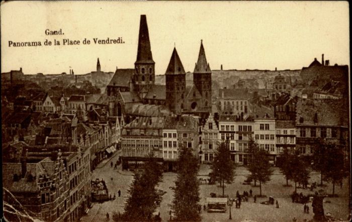 Gand Belgien Gand Place Vendredi