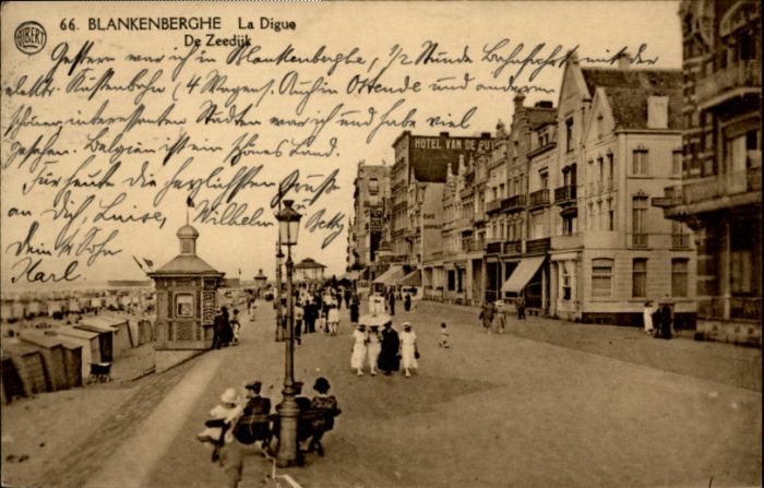 Blankenberghe Digue Zeedijk
