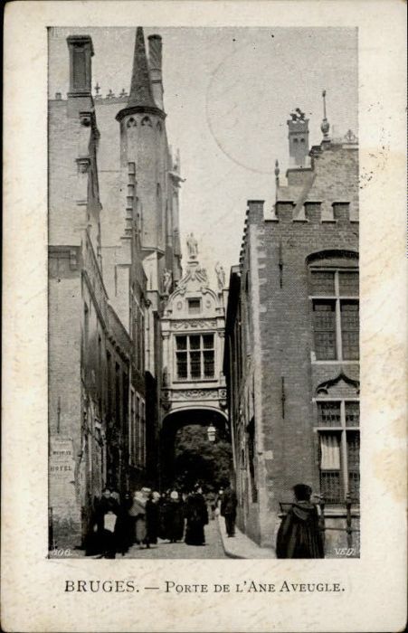 Bruges BRUGGE Belgie Bruges Porte Ane Aveugle