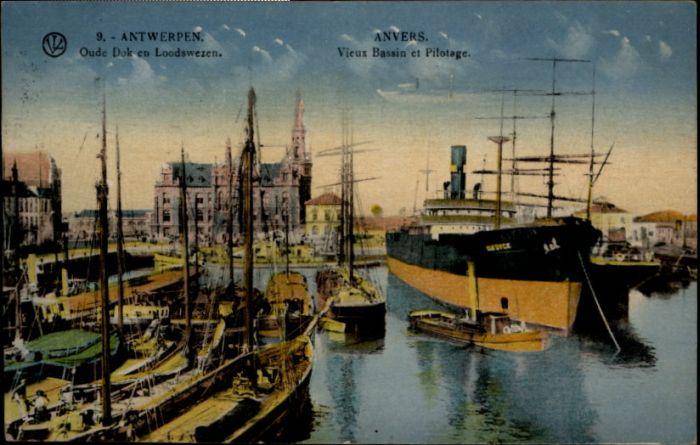 Antwerpen Anvers Dok Loodswezen Bassin Pilotage