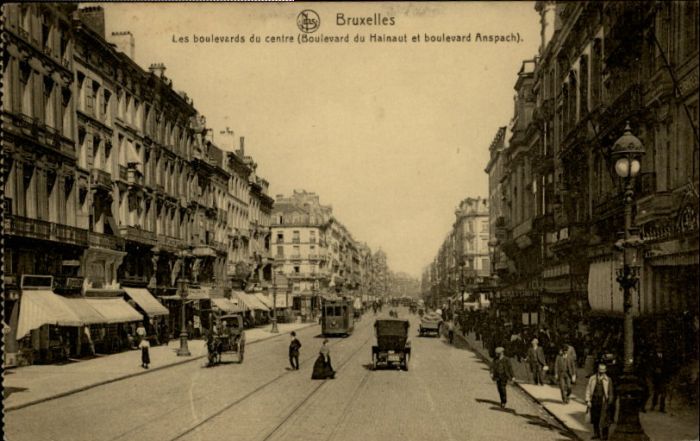 Bruxelles Bruessel Boulevard Hainaut Anspach