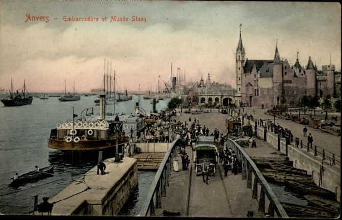 Anvers Antwerpen Anvers Embarcadere Musee Steen