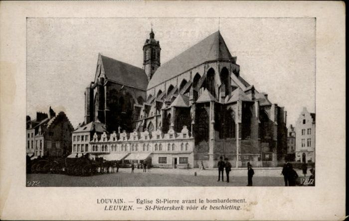 Louvain Flandre Louvain Leuven Eglise St. Pierre St. Pieterskerk