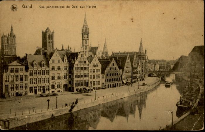 Gand Belgien Gand Quai Herbes