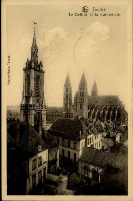 Tournai Hainaut Tournai Beffroi Cathedrale