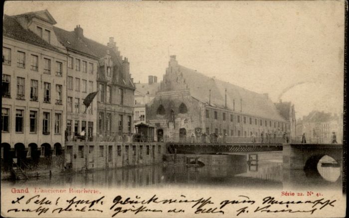 Gand Belgien Gand Boucherie