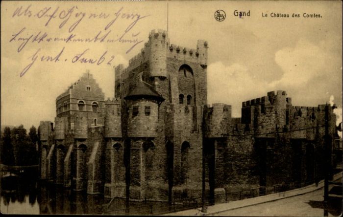 Gand Belgien Gand Chateau comtes