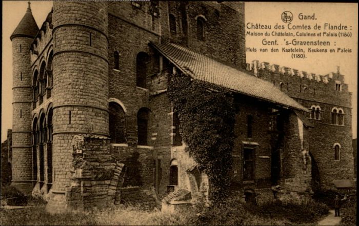 Gand Belgien Gand Chateau Comtes Flandre