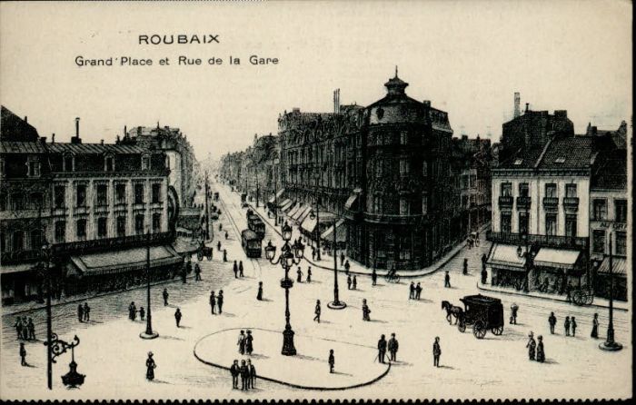 Roubaix Rue de la Gare Grand Place