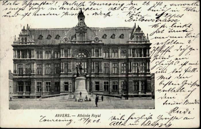Anvers Antwerpen Anvers Athenee Royal