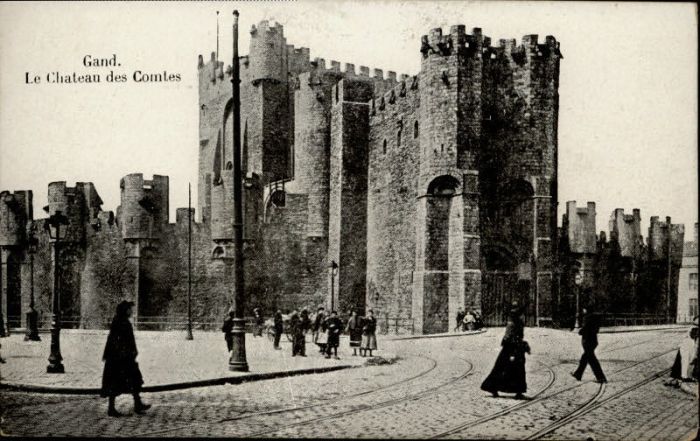 Gand Belgien Gand Chateau Comtes