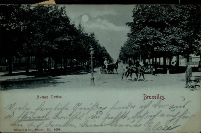 Bruxelles Bruessel Avenue Louise