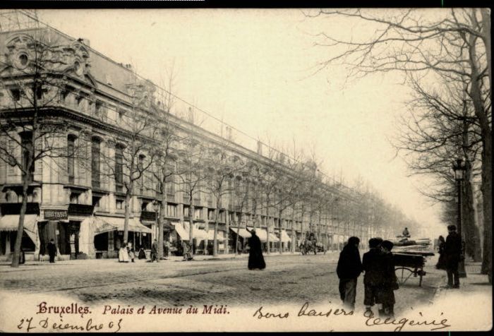 Bruxelles Bruessel Palais Avenue Midi