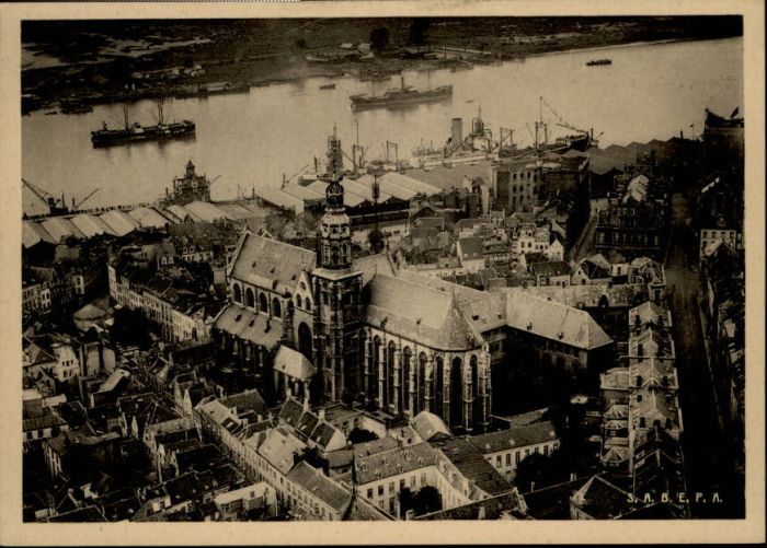 Anvers Antwerpen Fliegeraufnahme Eglise St. Paul St. Pauluskerk