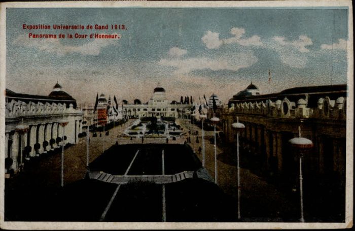 Gand Belgien Gand Exposition Cour d Honneur