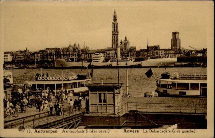 Antwerpen Anvers Aanlegplaats Debarcadere