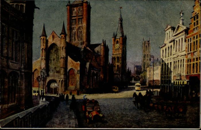 Gent Gand Flandre Gent Gand Sint Nicolaas Kerk Eglise Saint Nicolas