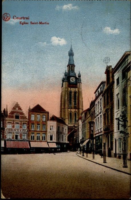 Courtrai KORTRIJK Flandre Belgie Courtrai Eglise Saint Martin