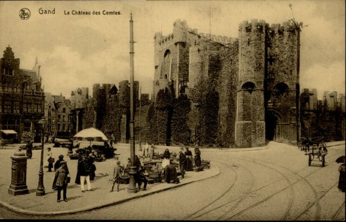 Gand Belgien Gand Chateau Comtes