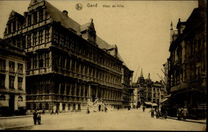Gand Belgien Gand Hotel de Ville